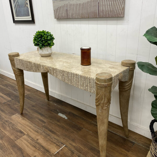 Faux Marble Entryway Table - Image 5