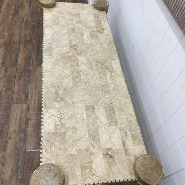 Faux Marble Entryway Table - Image 3