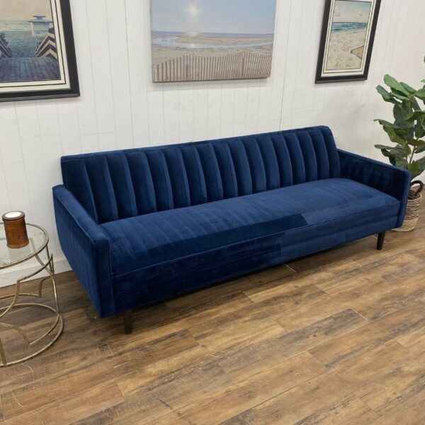 Blue Room & Board Sofa - Image 2