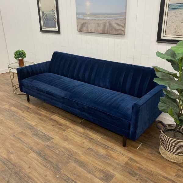 Blue Room & Board Sofa - Image 8