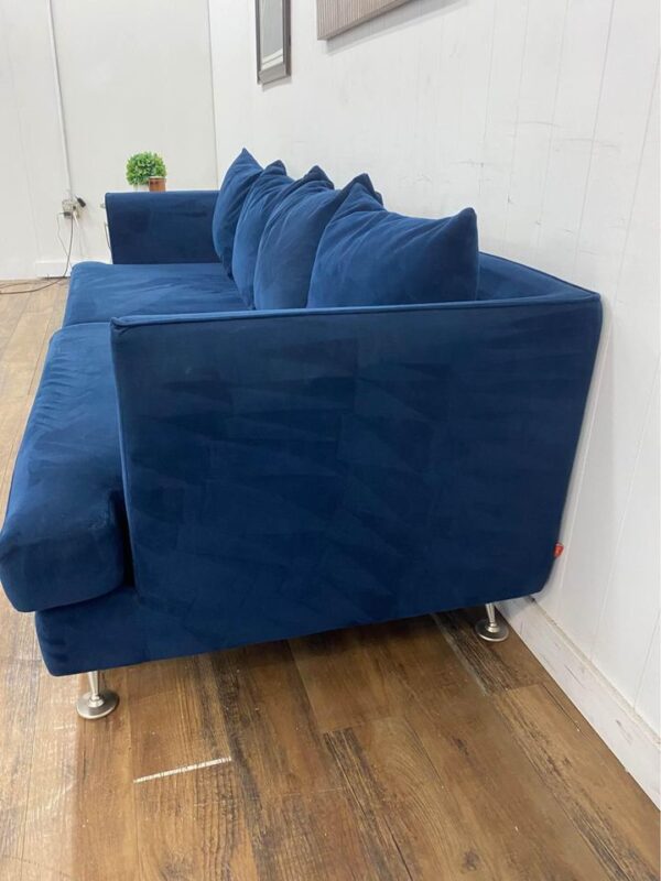 Blue Gus Modern Furniture Sofa - Image 7