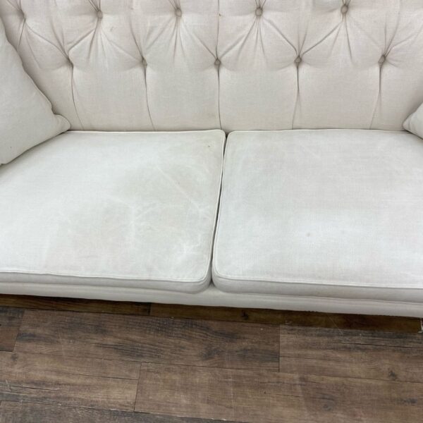 Shelton Ethan Allen Cream Sofa - Image 9