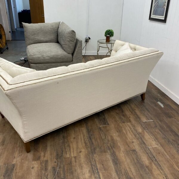 Shelton Ethan Allen Cream Sofa - Image 7