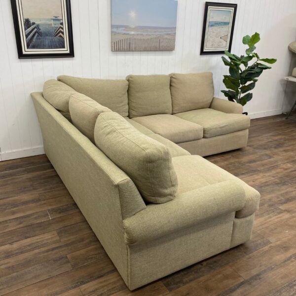 Basset 2-Piece Beige Sectional - Image 10
