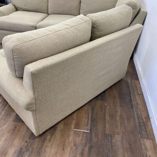 Basset 2-Piece Beige Sectional - Image 7