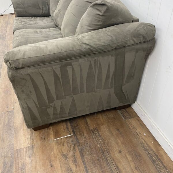 Ashley Furniture Grey 3-Seater Sofa - Image 4