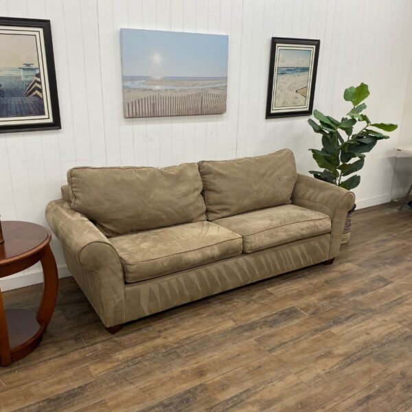 Coffee Brown Upholstery Sleeper Sofa - Image 2