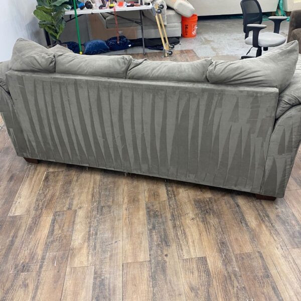 Ashley Furniture Grey 3-Seater Sofa - Image 6