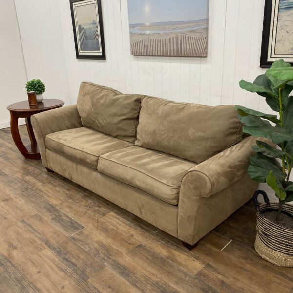 Coffee Brown Upholstery Sleeper Sofa - Image 10