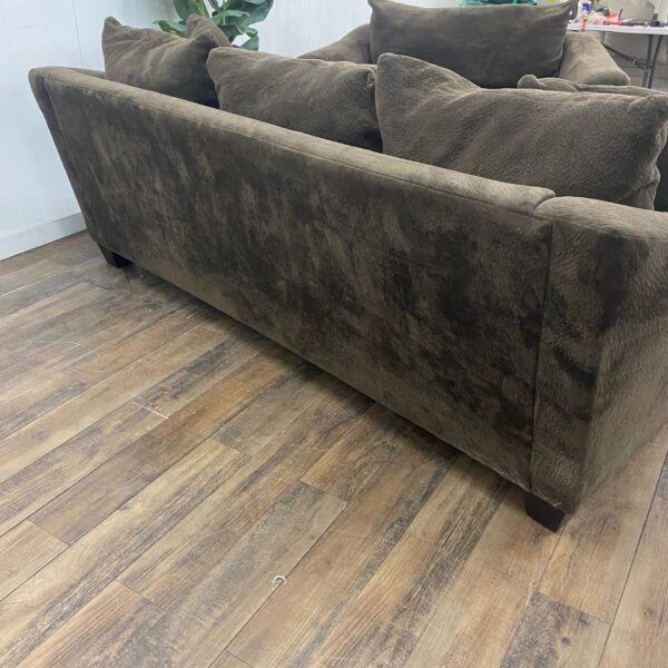 Brown Polyester Fusion Furniture Couch Set - Image 6