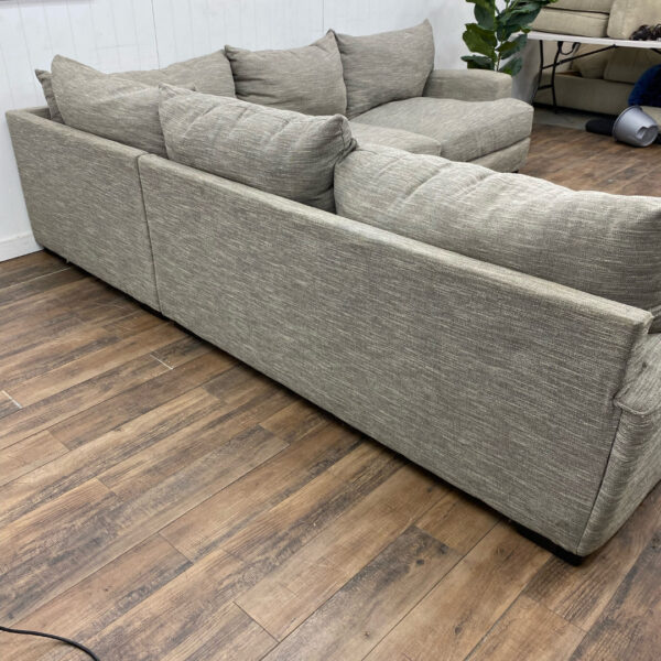 Ashley Furniture Grey 3-Piece Sectional - Image 6