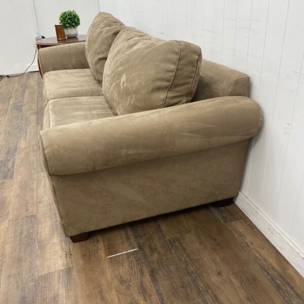Coffee Brown Upholstery Sleeper Sofa - Image 9