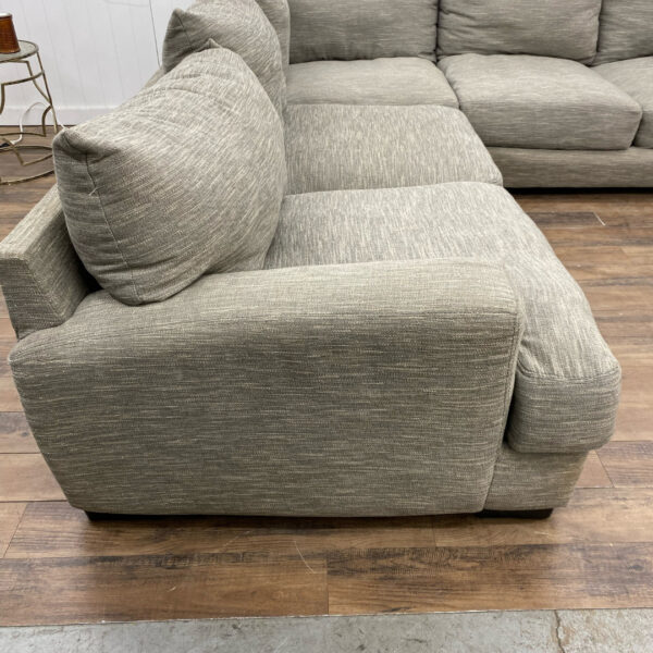 Ashley Furniture Grey 3-Piece Sectional - Image 5