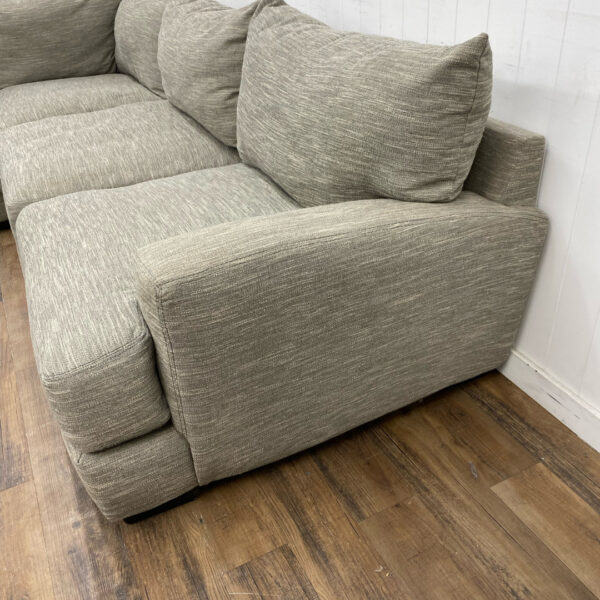 Ashley Furniture Grey 3-Piece Sectional - Image 4