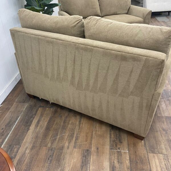Coffee Brown LazyBoy Loveseat Set - Image 4