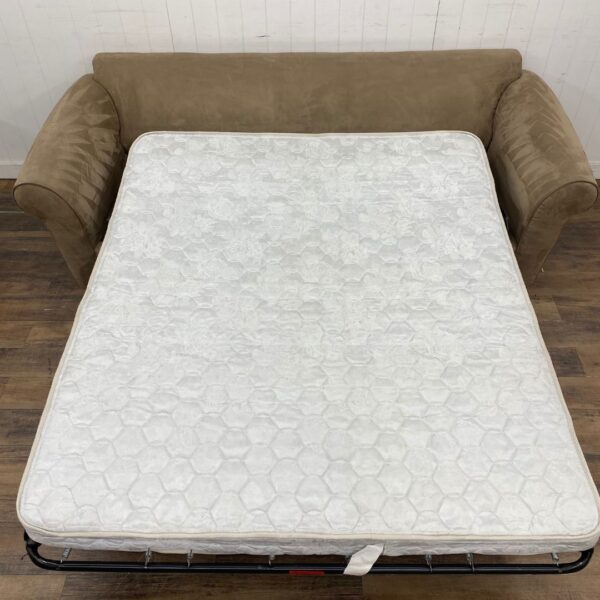 Coffee Brown Upholstery Sleeper Sofa - Image 5