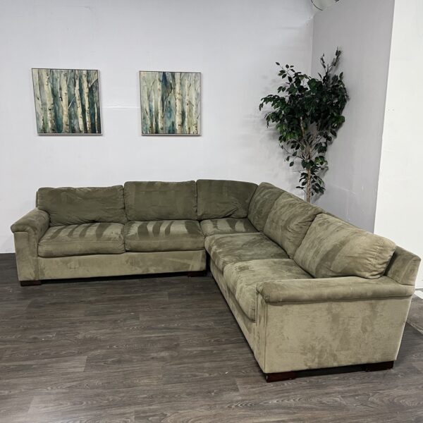 Max Home Olive Green 3 Piece Sectional