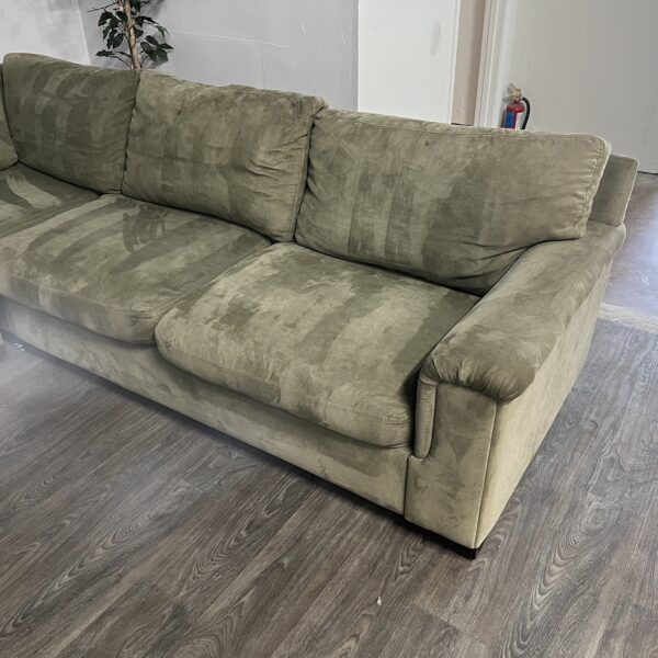 Max Home Olive Green 3 Piece Sectional - Image 5
