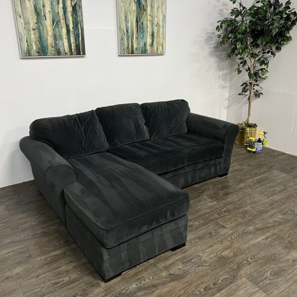 Gray Reversible Chaise Sofa - Image 2