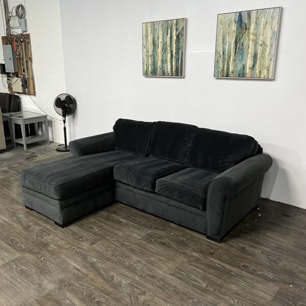Gray Reversible Chaise Sofa - Image 3