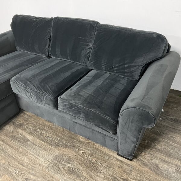 Gray Reversible Chaise Sofa - Image 4