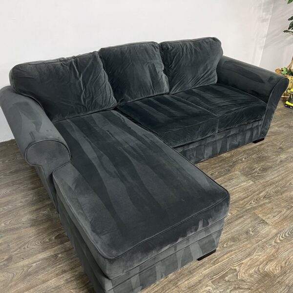 Gray Reversible Chaise Sofa - Image 5