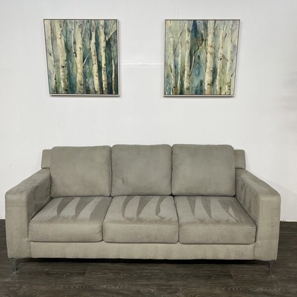 Gray Modern 3-Seater Sofa