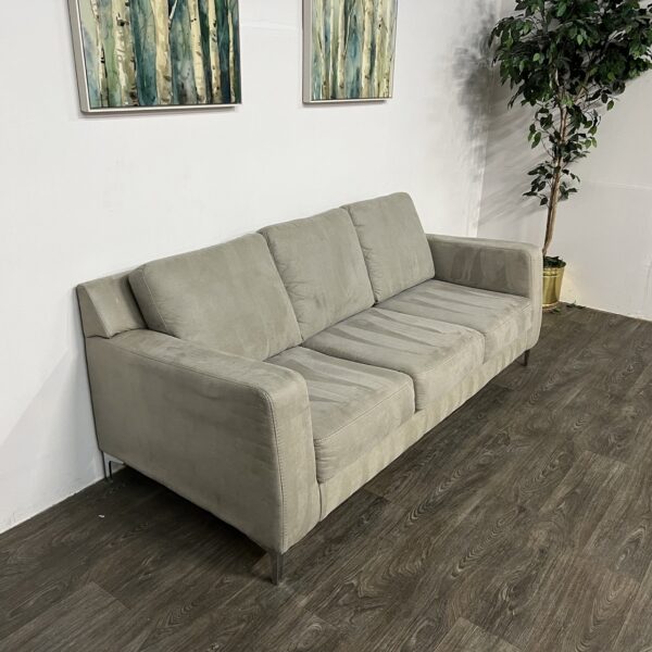 Gray Modern 3-Seater Sofa - Image 2