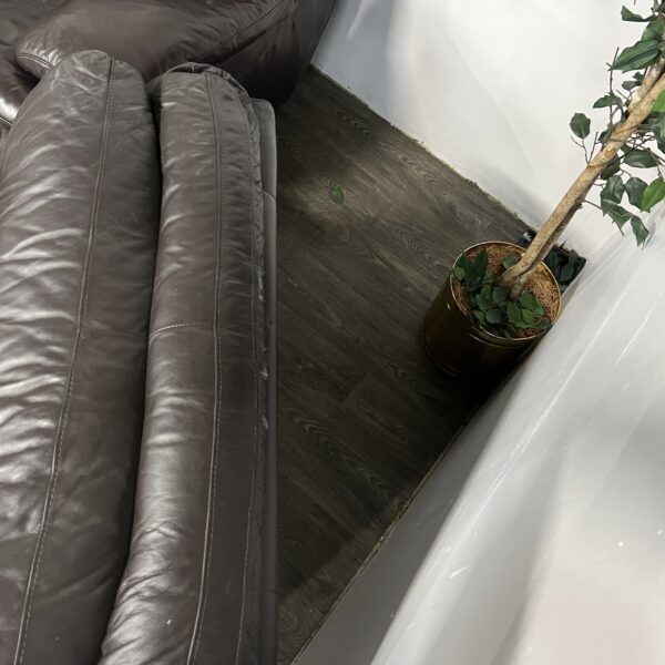 Leather 3-Seater Couch + Chair - Image 6