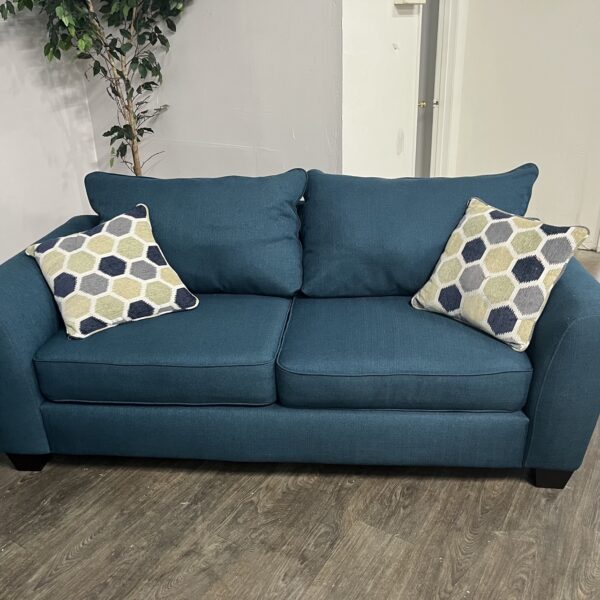 Blue Matching Couch Set - Image 3