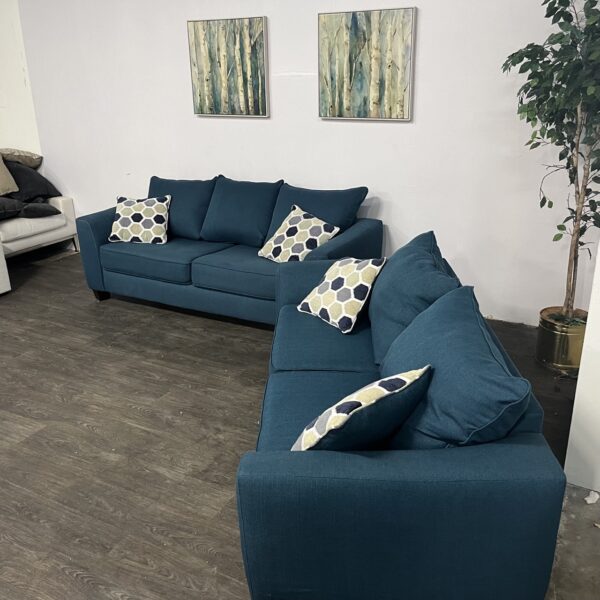 Blue Matching Couch Set - Image 4