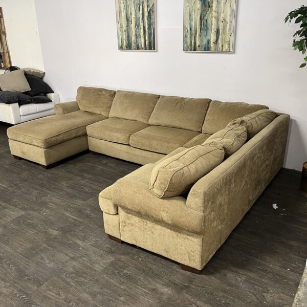 Tan 3-Pc Sectional - Image 2