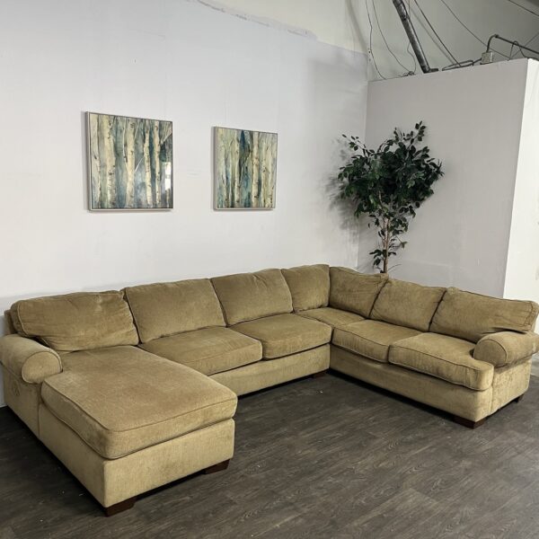 Tan 3-Pc Sectional - Image 3