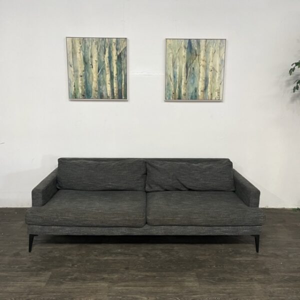 Gray West Elm Sofa 82”