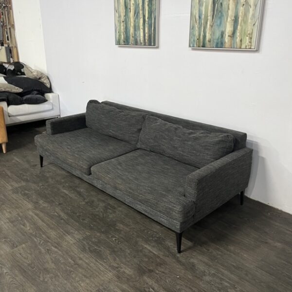 Gray West Elm Sofa 82” - Image 2