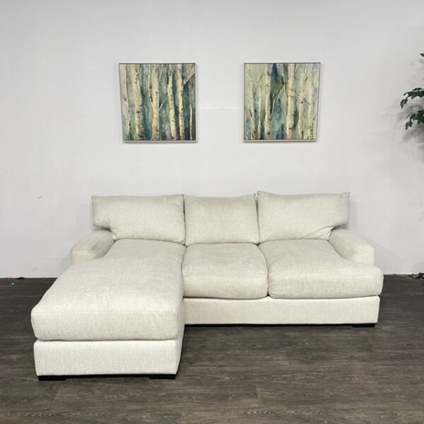 Weirs Reversible Chaise Sectional Couch
