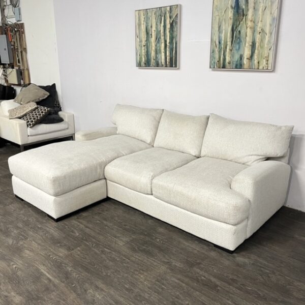 Weirs Reversible Chaise Sectional Couch - Image 3