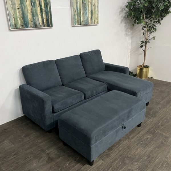 Reversible Chaise Sofa + Ottoman - Image 2