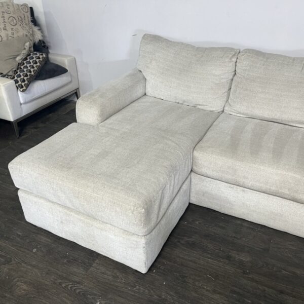 Ashley Furniture Cream Sectional Couch - Image 6