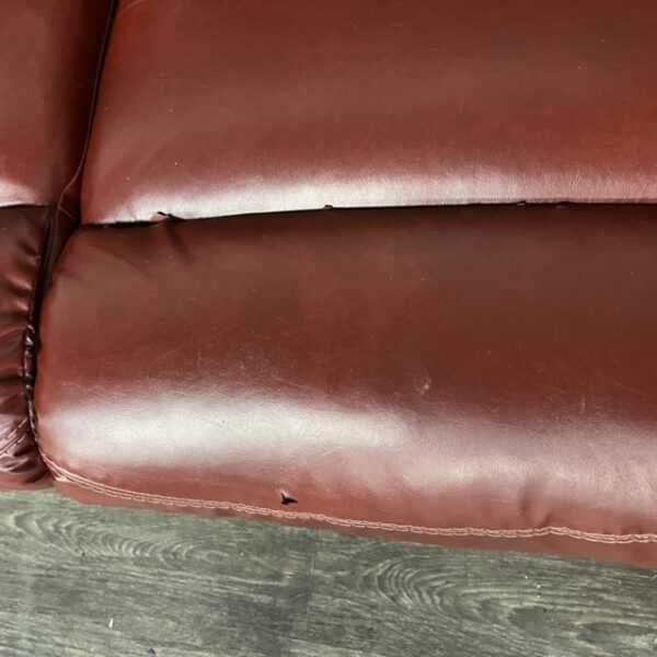 Faux Leather Power Recliner Sectional Couch - Image 5