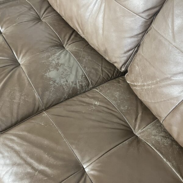 Brown Leather 2 Piece Sectional - Image 6