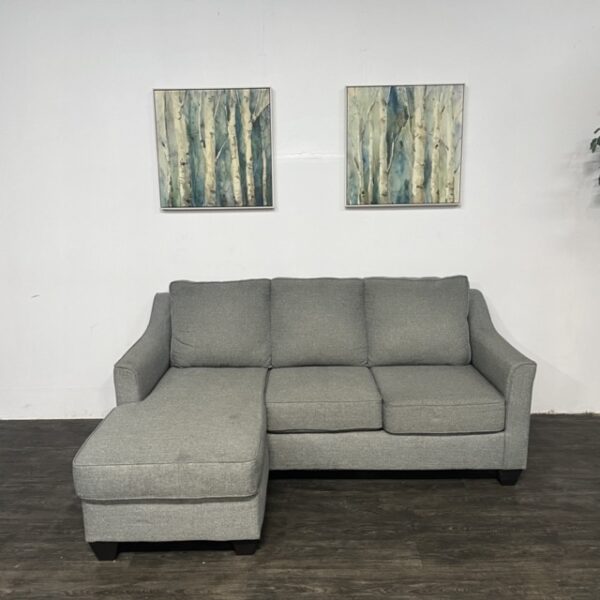 Gray Reversible Chaise Sectional - Image 2