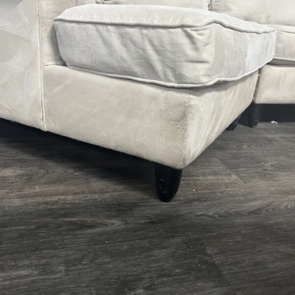 Havertys Beige 3 Pc Sectional - Image 6