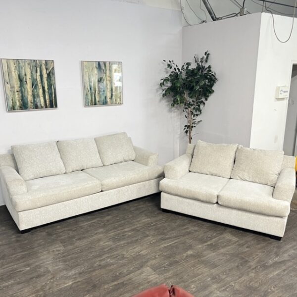 Cream Couch Set - Image 2