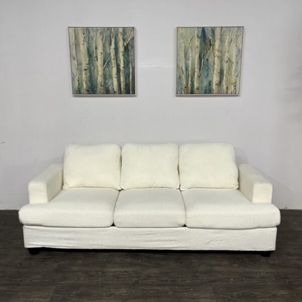 Cream 3-Seater Sofa