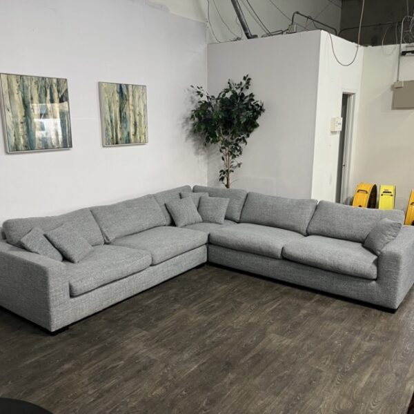 Weirs Gray 3 Pc Sectional - Image 3