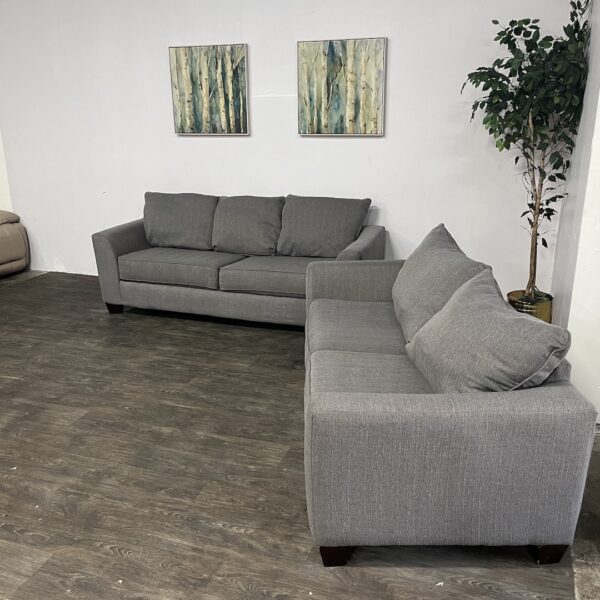 Gray Matching Couch Set - Image 2