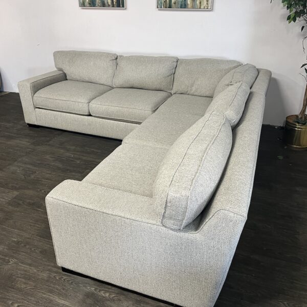 Gray 3 Piece Corner Sectional - Image 2