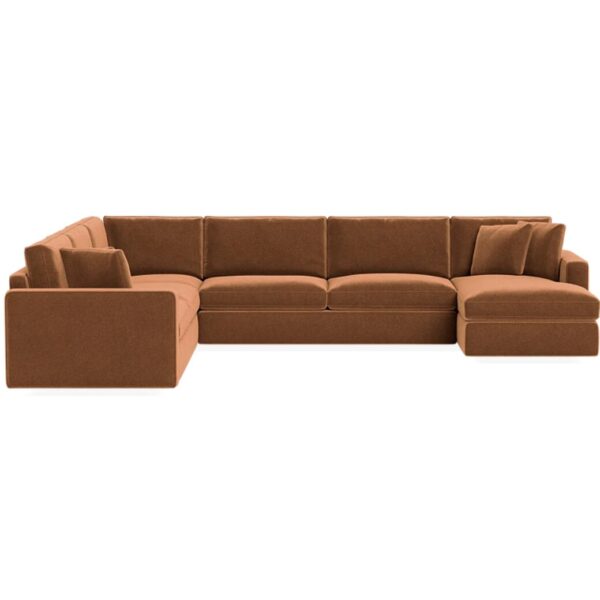 NEW Interior Define James 4-Piece 5-Seat Corner Chaise Sectional