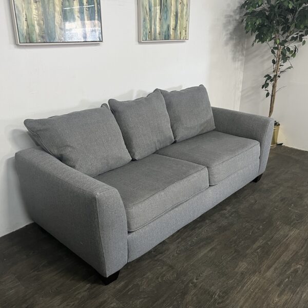 Gray 3 Seater Sofa - Image 2